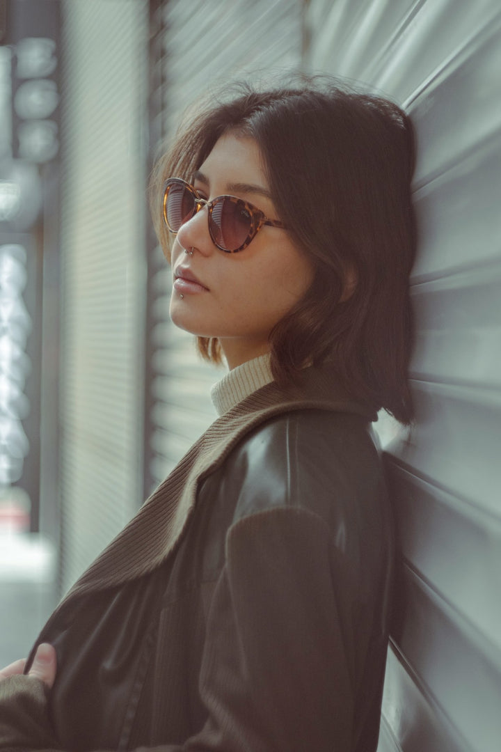 Customer wearing sunglasses